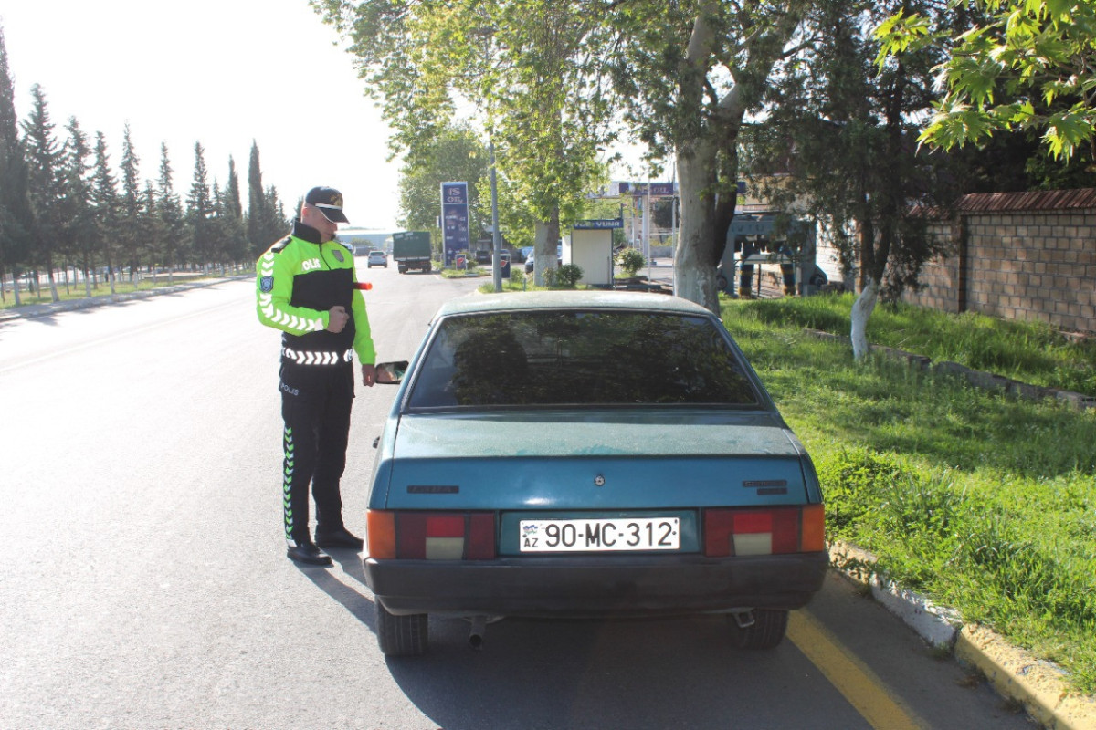 Polis reyd keçirdi, 35 sürücü cərimələndi