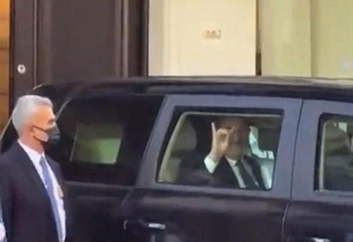 Çavuşoğlu etirazçı ermənilərə “Bozqurd” göstərdi - VİDEO