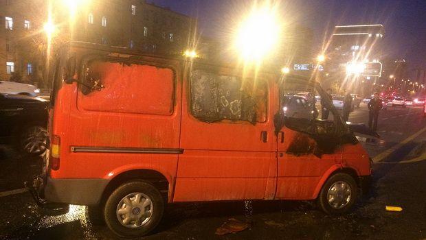 Bakıda mikroavtobus YANDI