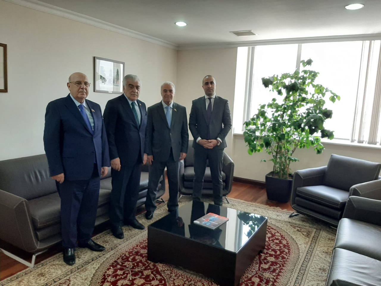 Şamil Ayrım Milli Məclisdə həmkarları ilə görüşdü