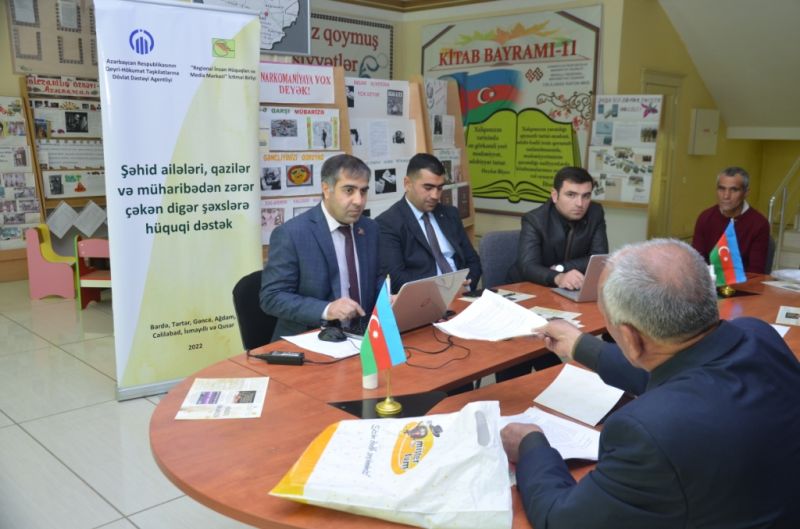 Regionlarda 102 qaziyə hüquqi xidməti göstərilib - FOTO