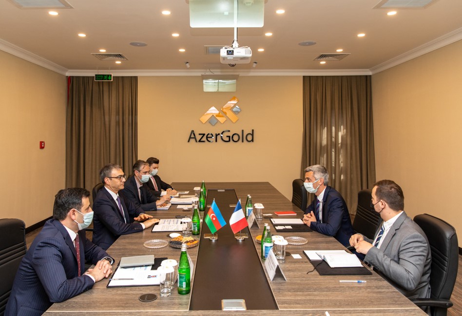 “AzerGold” rəhbəri Fransa rəsmisilə GÖRÜŞDÜ