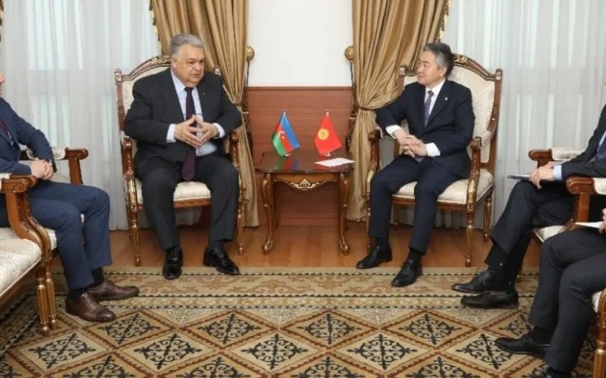 Qırğızıstanın XİN başçısı Azərbaycan səfiri ilə görüşdü