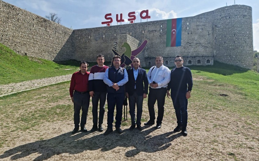 Rumıniya parlamentariləri Şuşada - FOTO