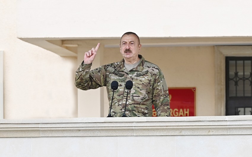 Düşmən bu gün “Qarabağ Azərbaycandır” deyir - İlham Əliyev