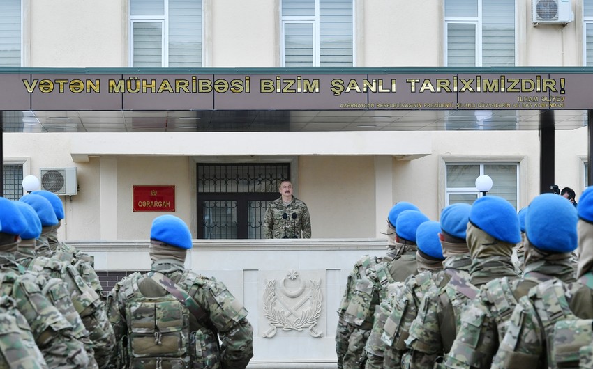 Azərbaycanda yeni hərbi birləşmələr yaradılır