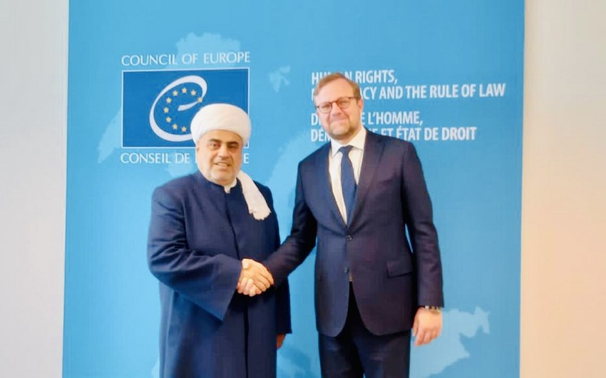 Şeyx Avropa Şurası rəsmilərini Qarabağa çağırdı