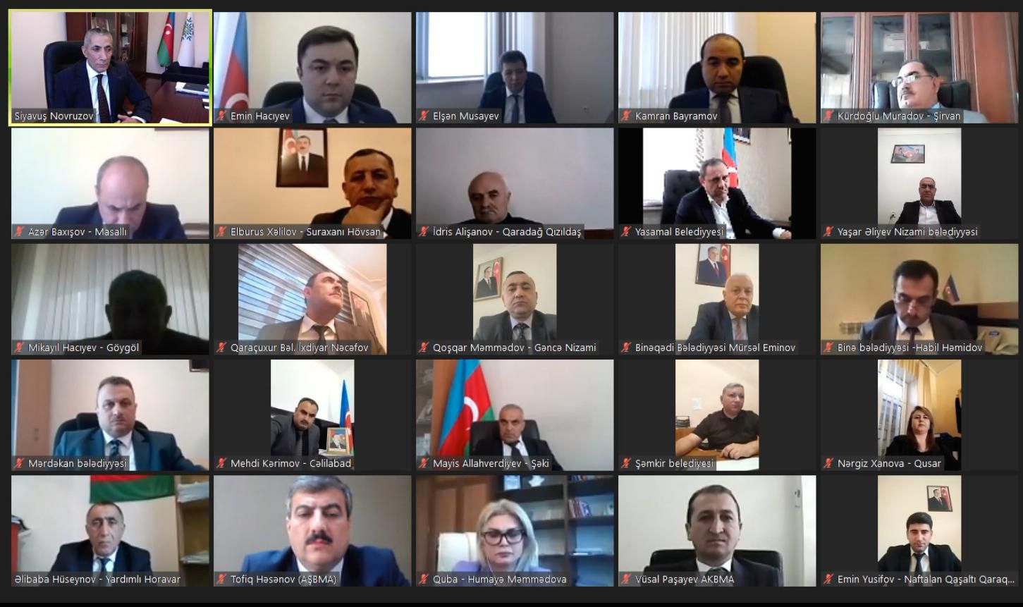 Bələdiyyə sədrlərinin deputatlarla birgə iclası oldu