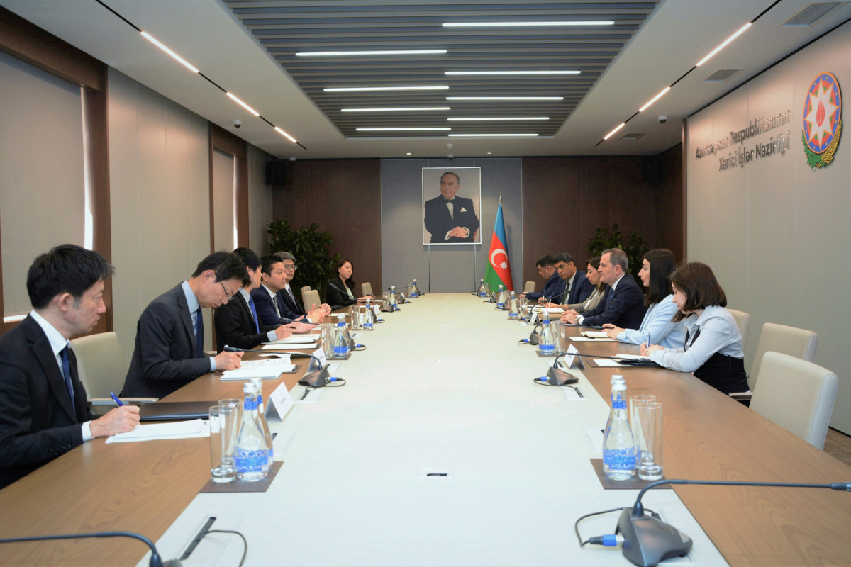 Ceyhun Bayramov Yaponiya rəsmilərini qəbul edib