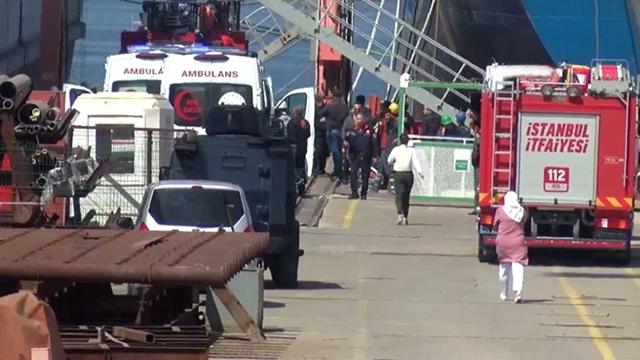 İstanbulda gəmidə partlayış - Yaralılar var