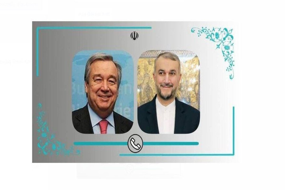 Quterreş İran XİN başçısı ilə Ukraynadan danışdı