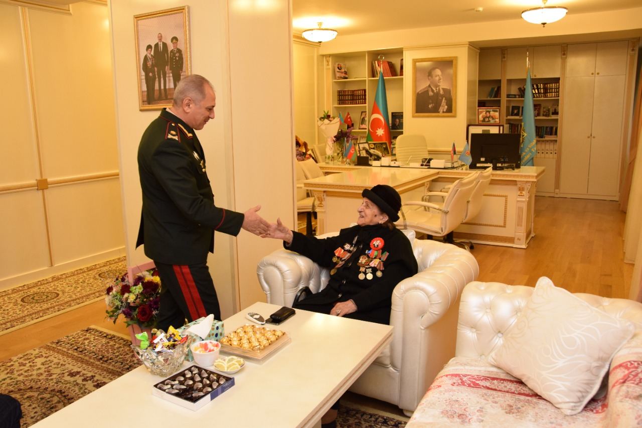 Veteranlarla görüş keçirilib - FOTO