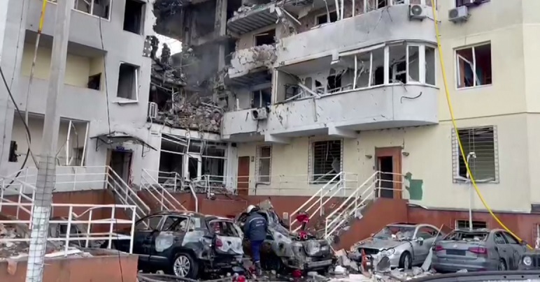 Odessaya hücum - İstirahət evi raketlə dağıdıldı