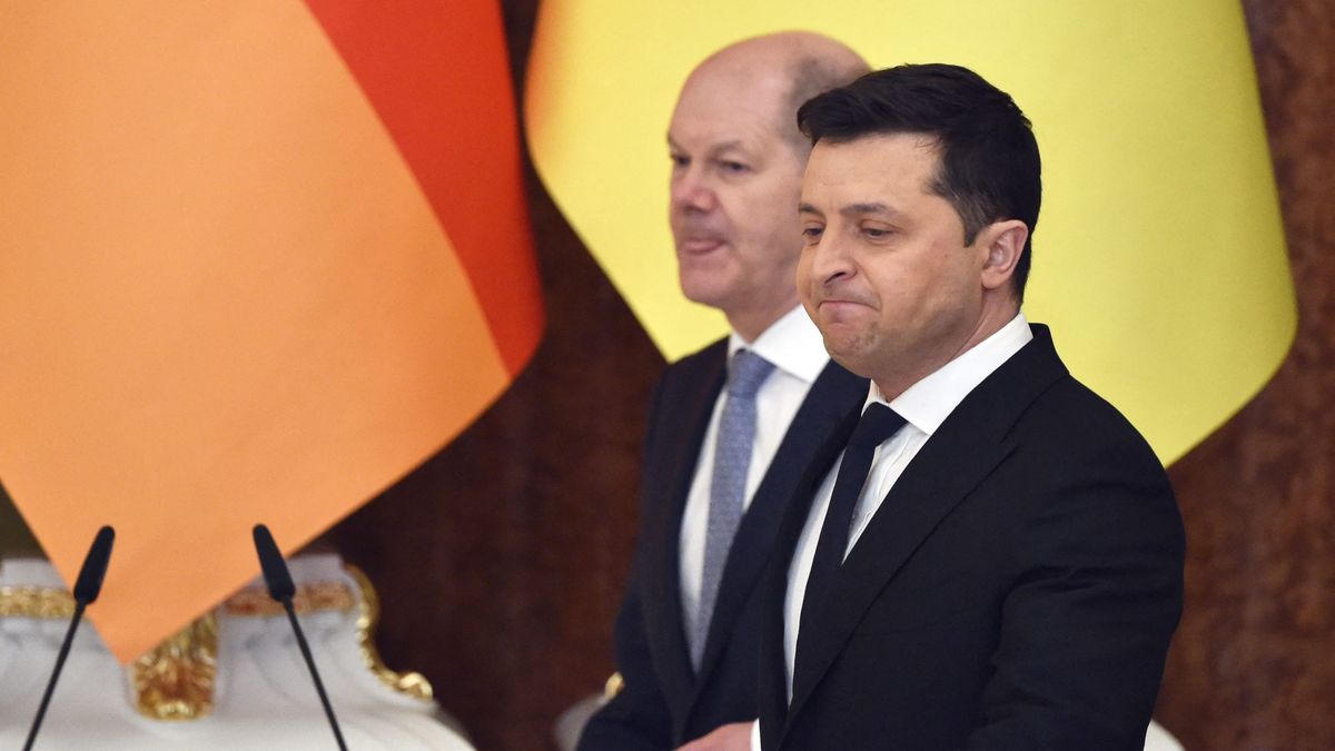 Zelenski Almaniya kansleri ilə danışıqlar apardı