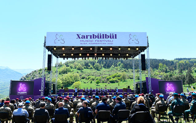 Şuşada Xarıbülbül festivalı BAŞLAYIR