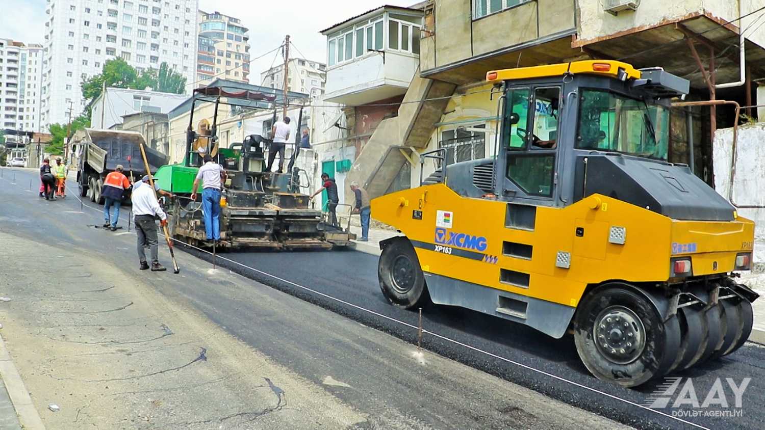 Yasamalda küçələr yenidən qurulur