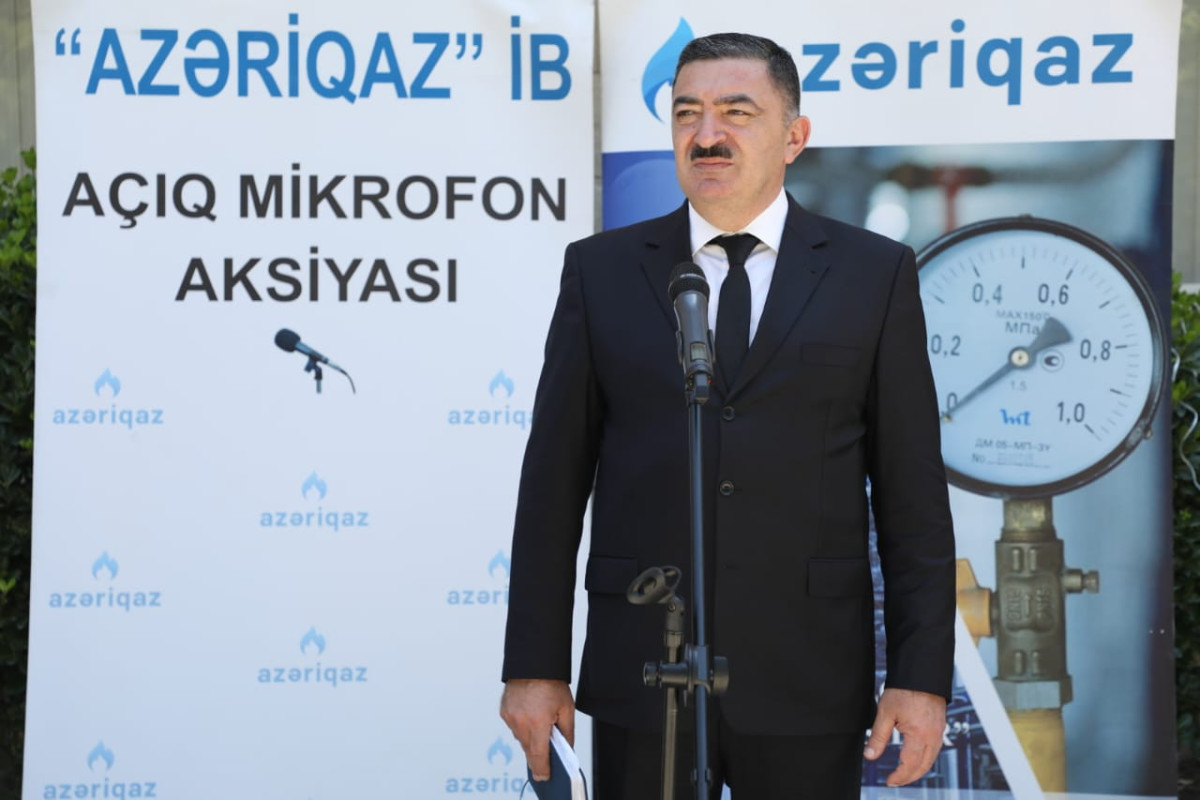 Şirvanda vətəndaşların qazla bağlı problemləri dinlənilib - FOTO