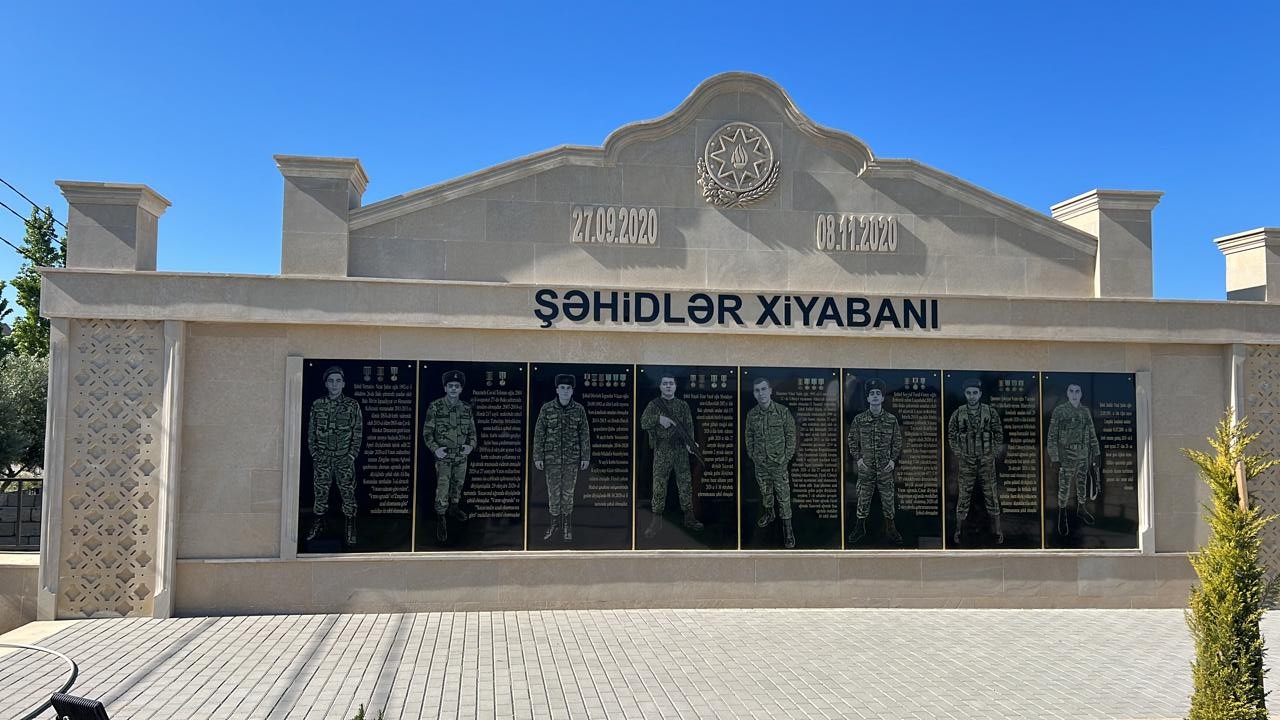 Binəqədidə “Memorial kompleks” yenidən quruldu - FOTO