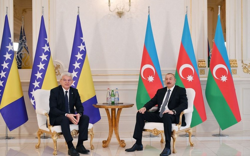 Bosniya və Herseqovina lideri Prezidenti təbrik edib