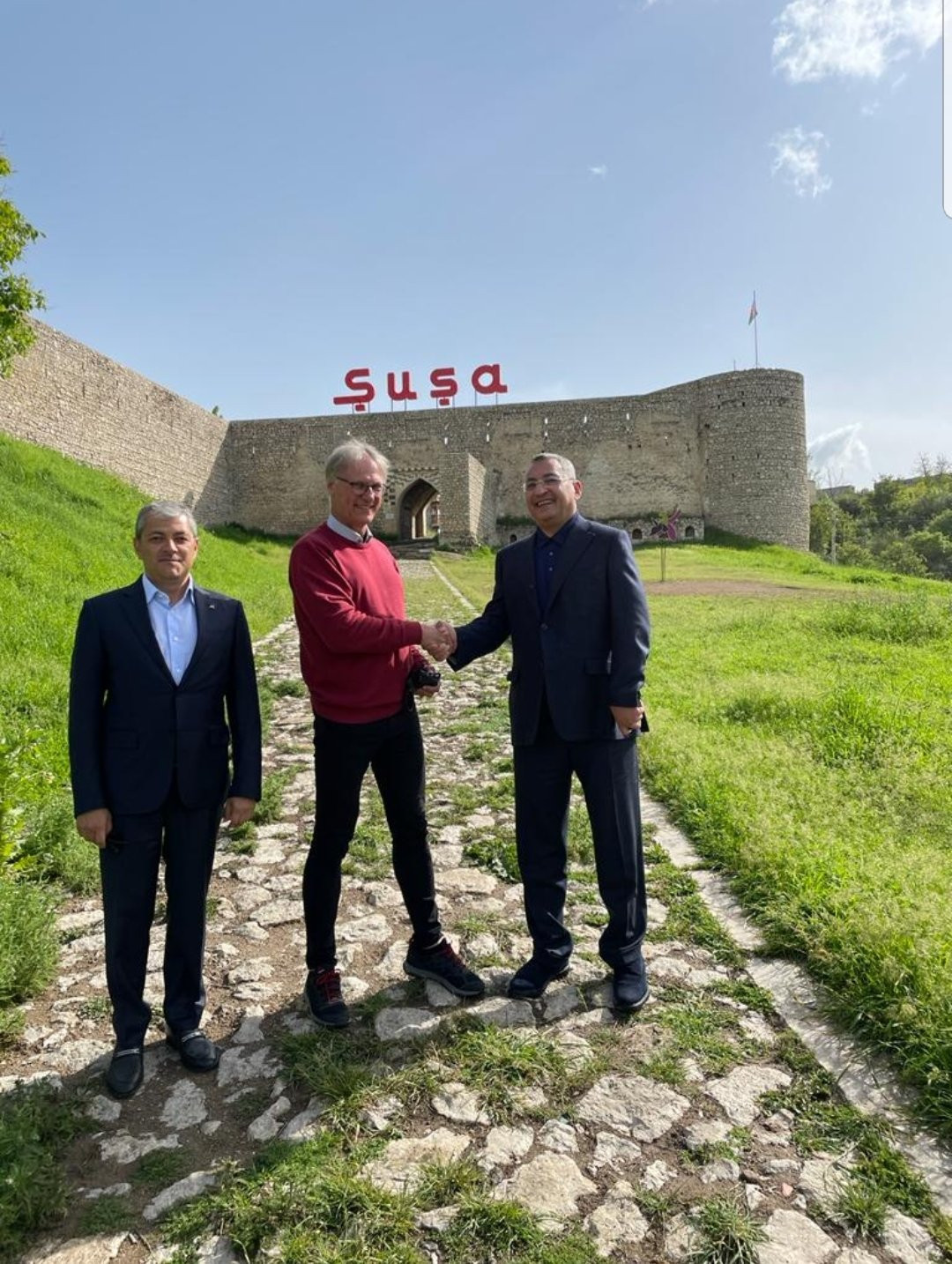 Almaniya səfiri Şuşaya getdi - FOTO