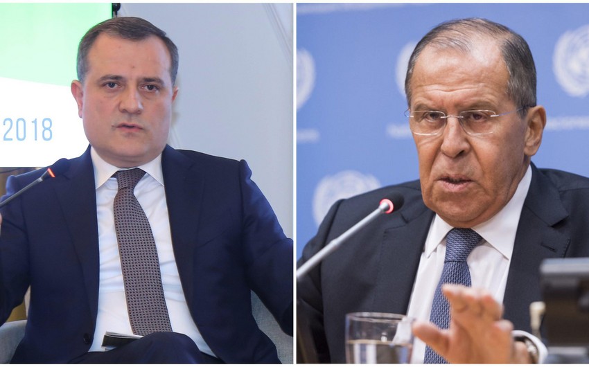 Ceyhun Bayramov və Lavrov delimitasiyanı müzakirə etdi