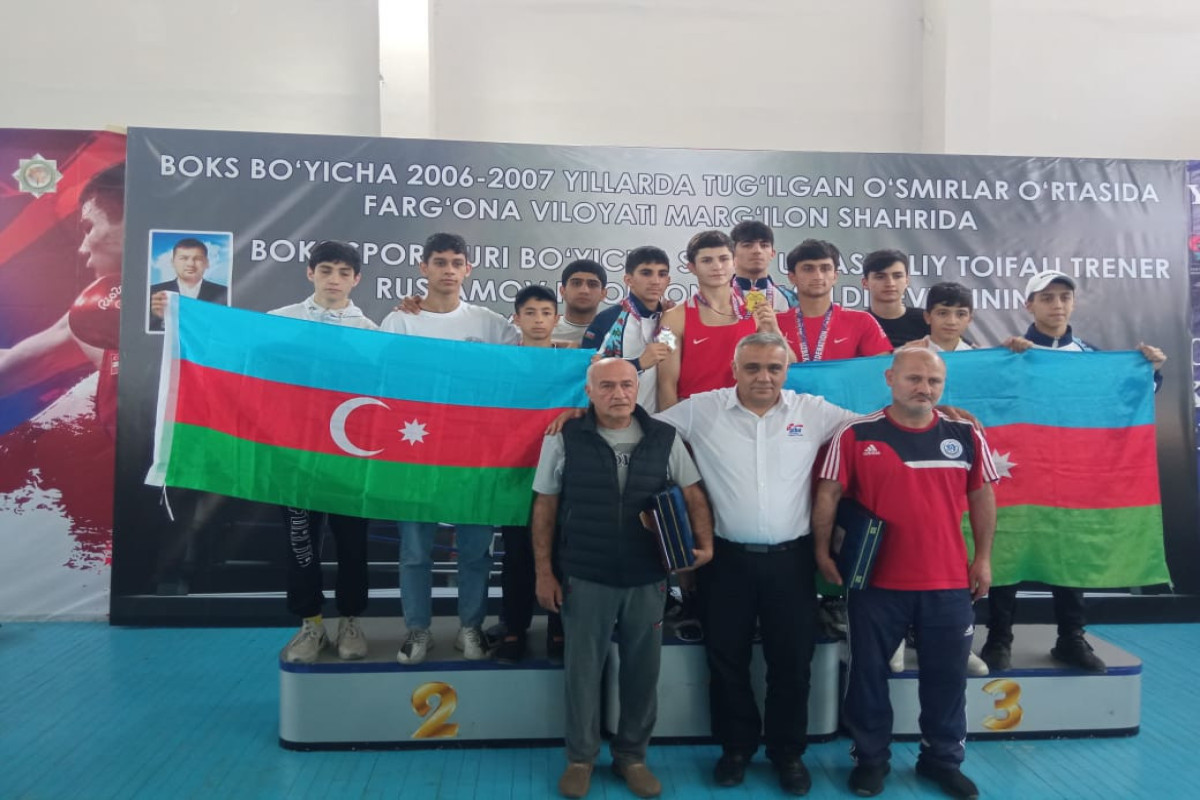Boksçularımız Özbəkistanda 4 medal qazandılar - FOTO