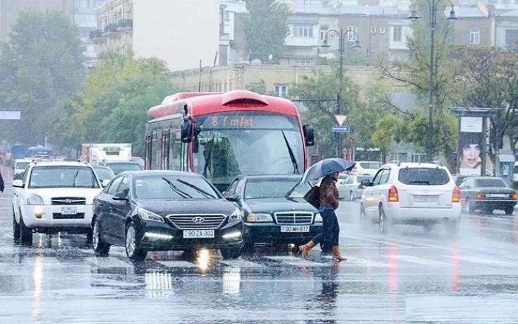 Yağış kəsdi, Bakının tıxacı bitmədi - SİYAHI