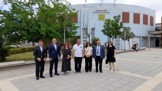 UNEC-in nümayəndələri Qərbi Makedoniya Universitetində - FOTO