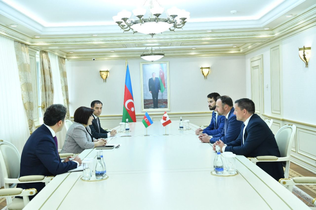 Sahibə Qafarova Kanada deputatları ilə görüşdü
