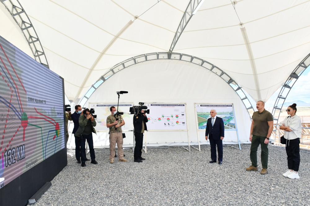 Prezident birinci xanımla Füzuli və Cəbrayılda - YENİLƏNİB