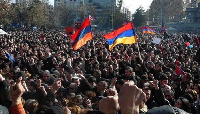 Ermənistan müxalifəti yenə aksiya keçirir