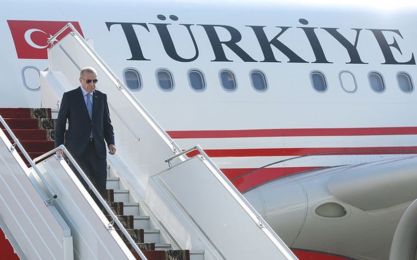Ərdoğan Bakıya yola düşdü