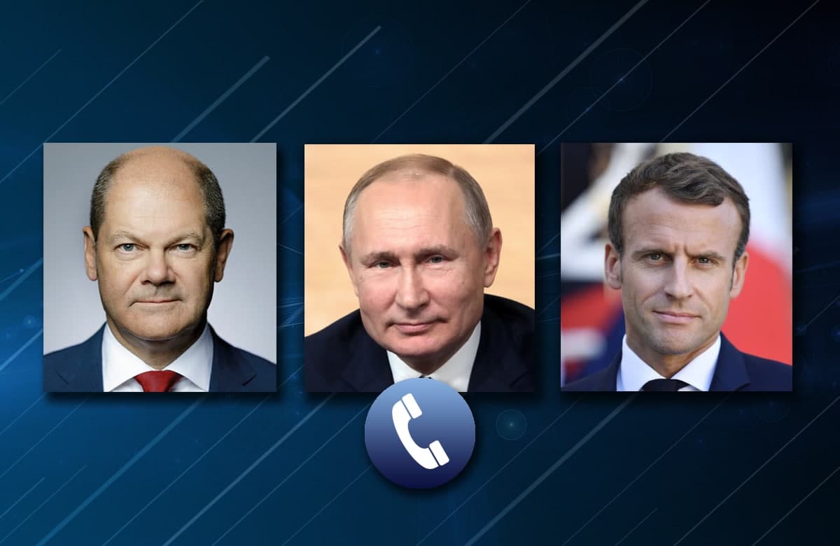 Makron və Şoltsdan Putinə ÇAĞIRIŞ