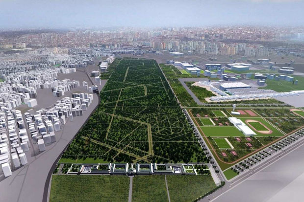 Hava limanı ərazisində nəhəng park salınır