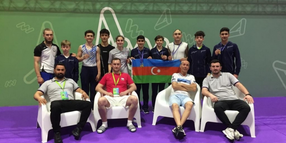 Gimnastlarımız İtaliyada 4 medal qazandı
