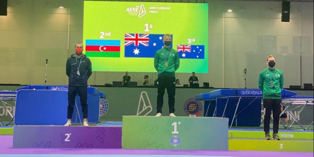 Gimnastımız ölkəyə gümüş medalla dönür