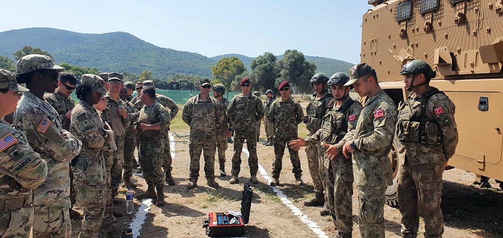 Hərbçilərimiz “Efes-2022” təlimində - VİDEO+FOTO
