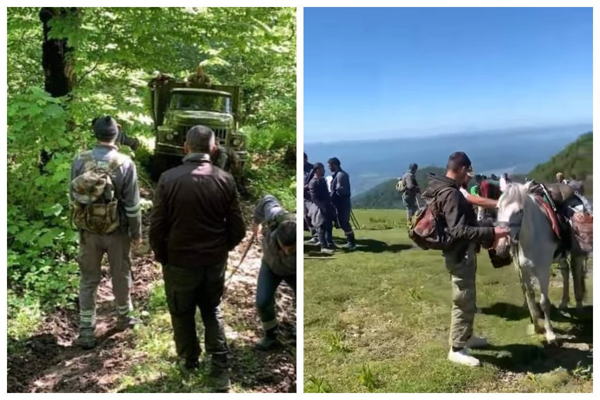 Zaqatalada itən turistin axtarışına dronlar cəlb olundu - VİDEO