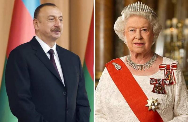 İlham Əliyev Kraliçanı TƏBRİK ETDİ