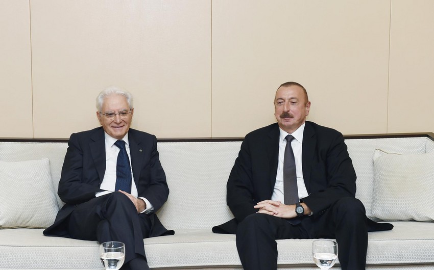 Prezident italiyalı həmkarına məktub GÖNDƏRDİ