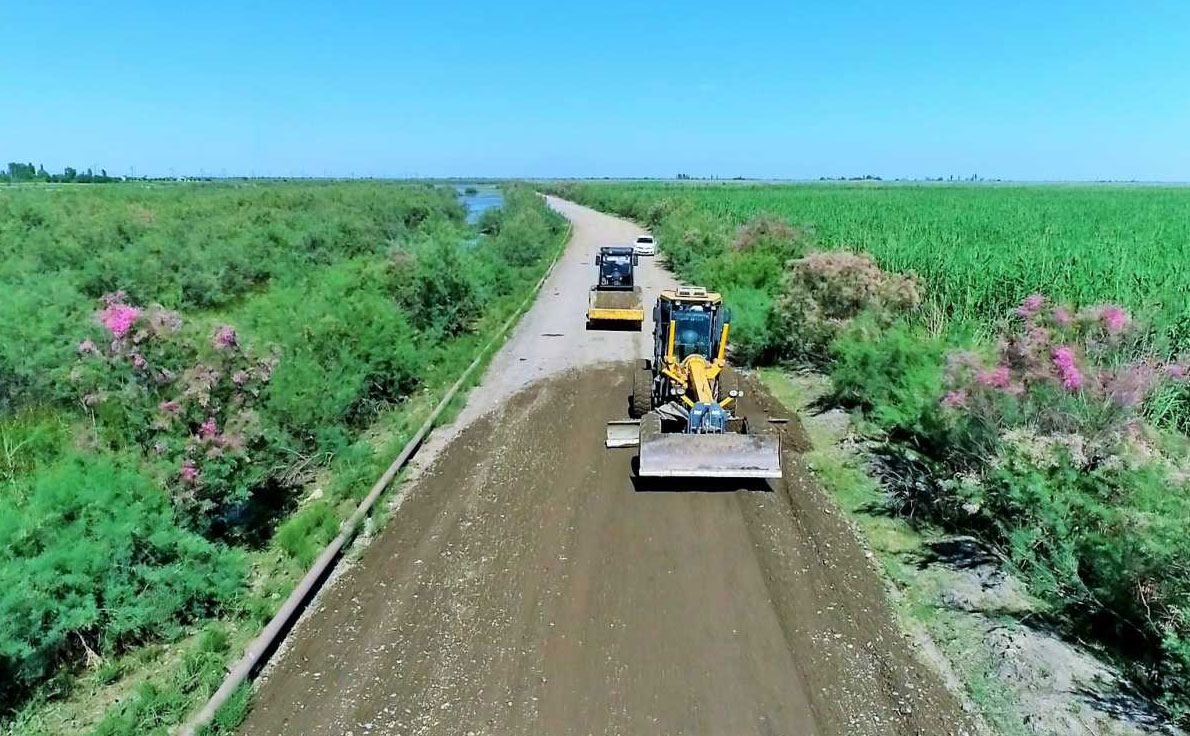 İmişlidə 43.5 km yol yenidən qurulur