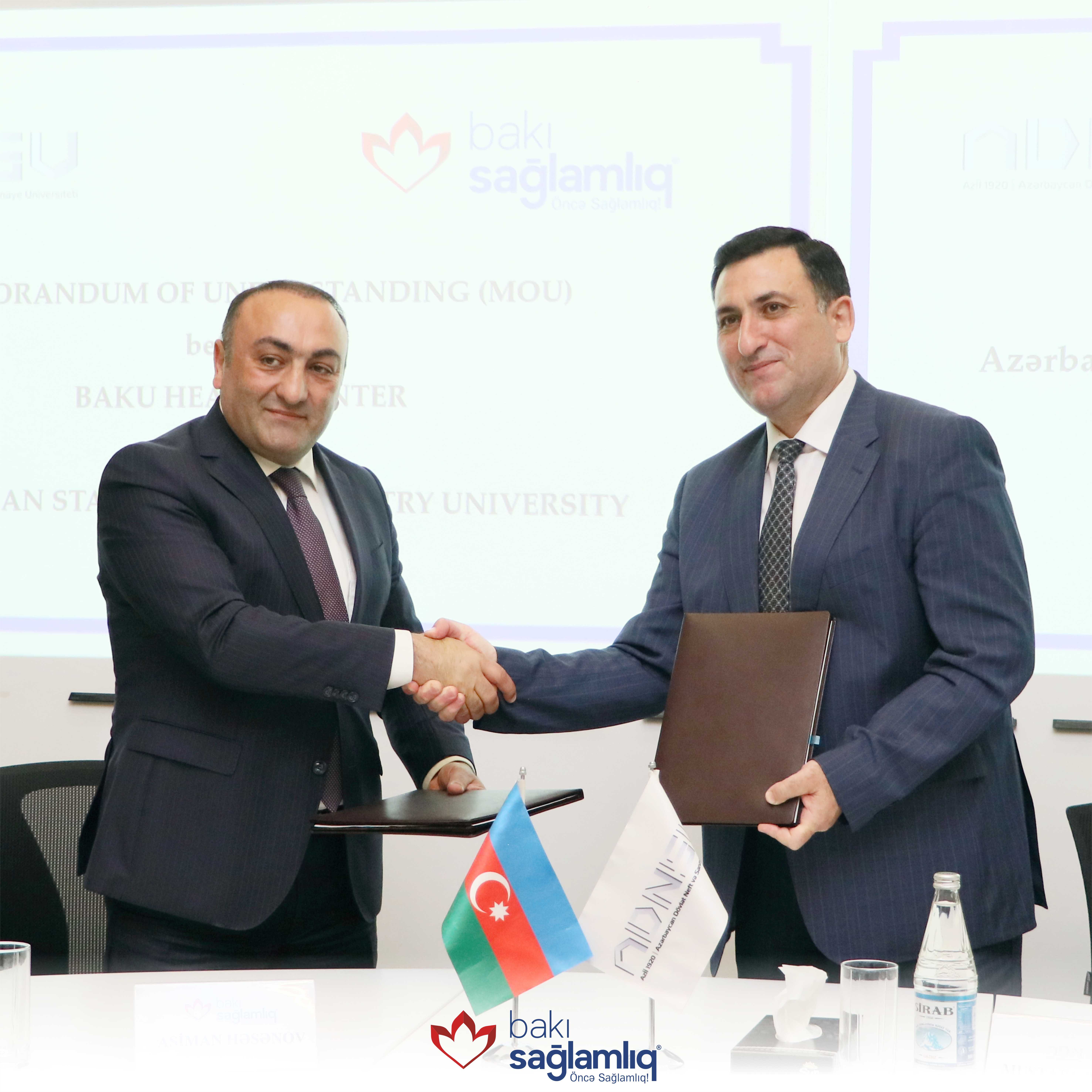 Bakı Sağlamlıq Mərkəzi ilə ADNSU arasında memorandum İMZALANDI