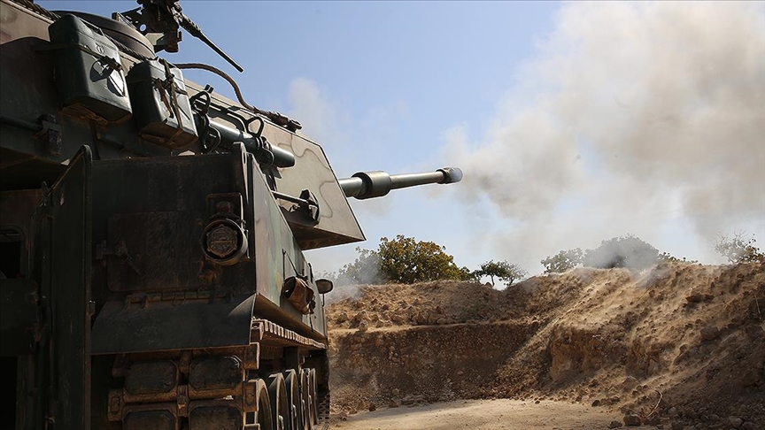 PKK düşərgəsinə artilleriya zərbələri endirildi