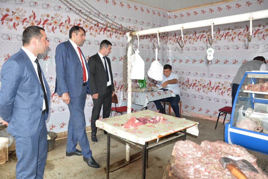 Daşkəsəndə ət satışı məntəqələrində reydlər keçirildi