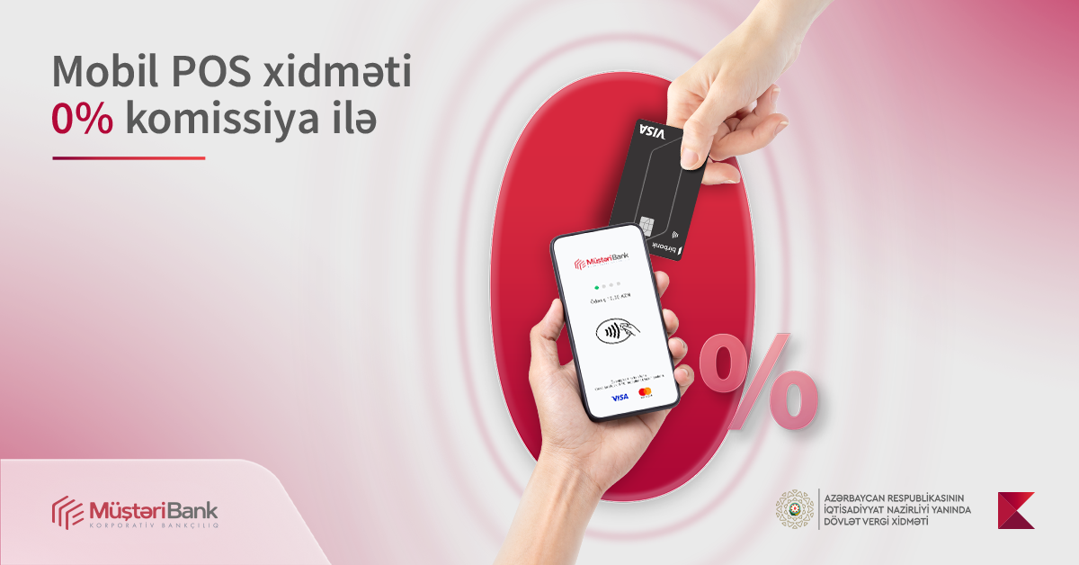 Sahibkarlar Mobil-POS xidmətindən komissiyasız istifadə edəcəklər!