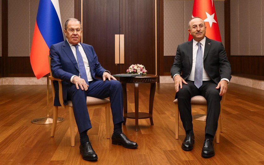 Çavuşoğlu-Lavrov görüşü başladı - Qarabağ müzakirə edilir