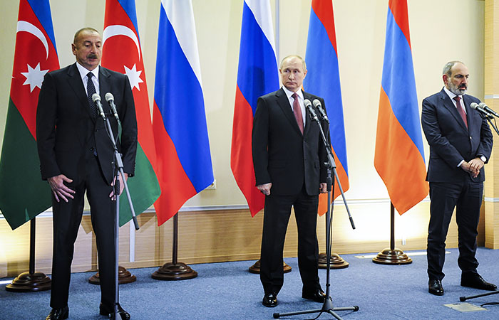 Putin, Əliyev, Paşinyanın üçtərəfli bəyanatları müzakirə olunacaq