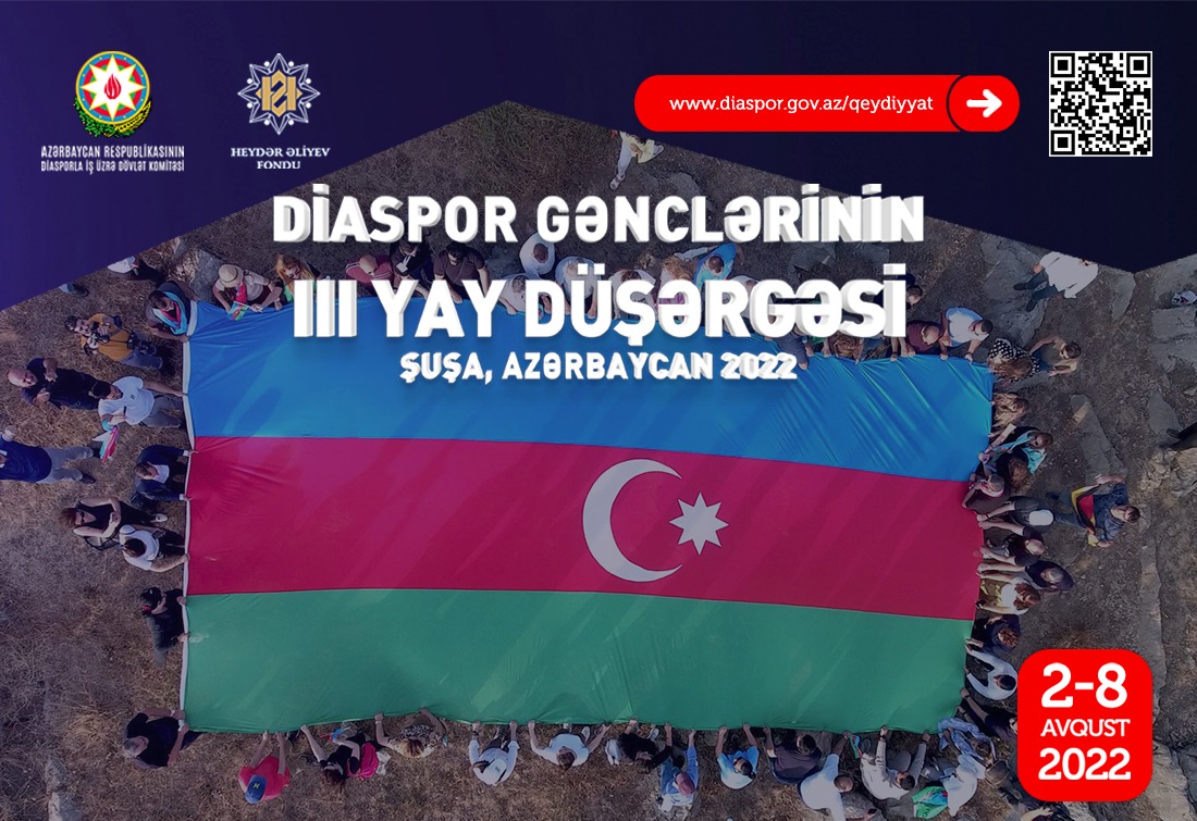 Diaspor Gənclərinin Şuşada III Yay Düşərgəsi keçiriləcək