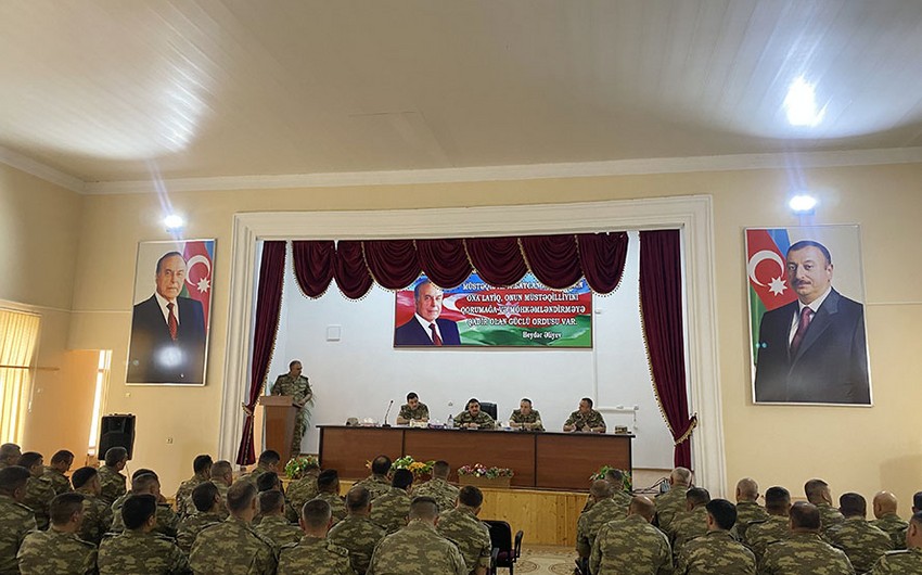 Azərbaycan Ordusunda toplanış keçirildi