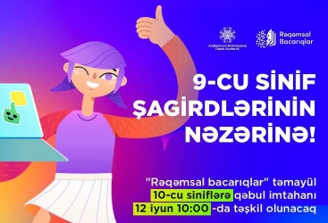 10-cu siniflərə qəbul imtahanı keçirilir